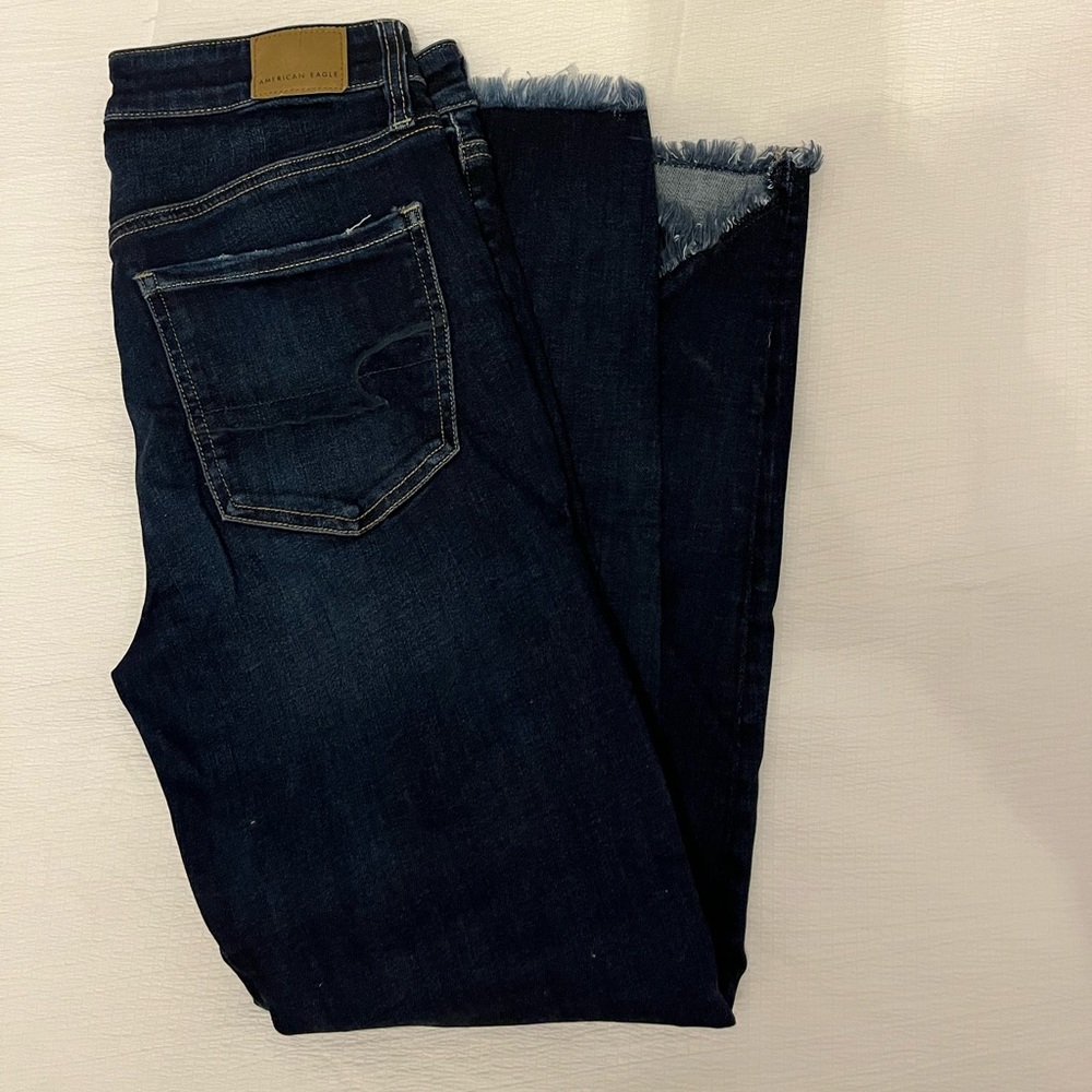 Dark wash American Eagle denim